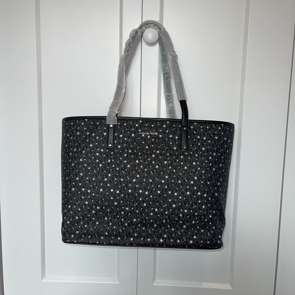 Michael Kors Black Starry Night Tote